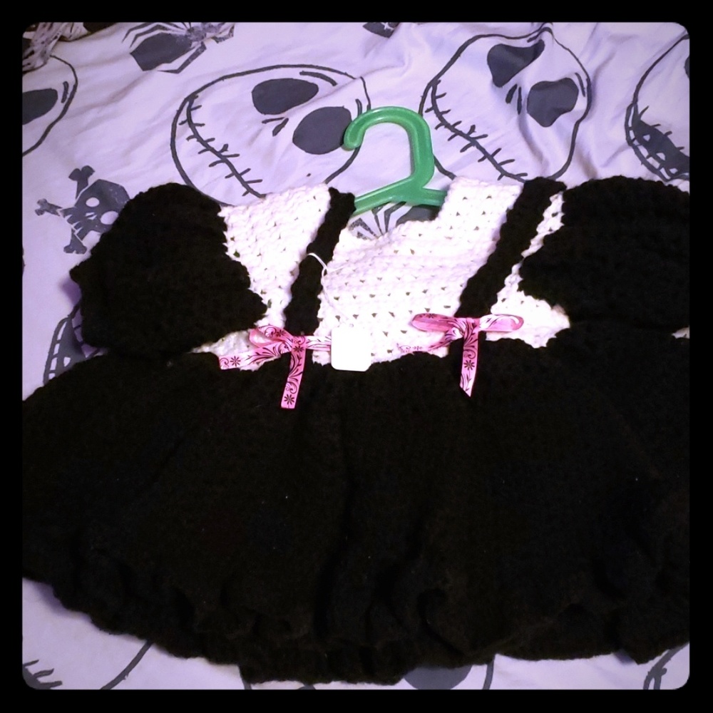 Crocheted Victorian dress